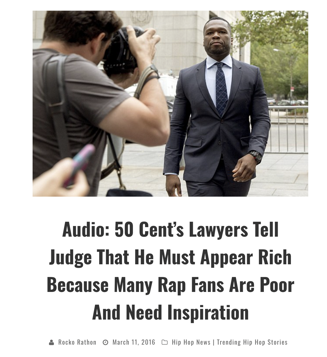 50 cent g shock 7900 - Audio 50 Cent's Lawyers Tell Judge That He Must Appear Rich Because Many Rap Fans Are Poor And Need Inspiration Rocke Rathon Hip Hop News | Trending Hip Hop Stories